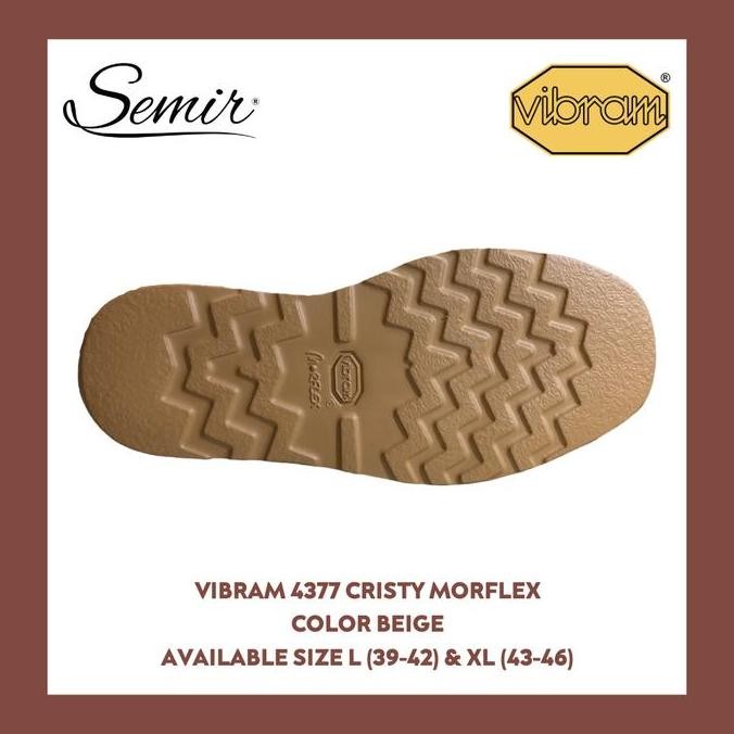 Jual Vibram 4377 Cristy Morflex Color Beige - Premium Outsole | Shopee ...