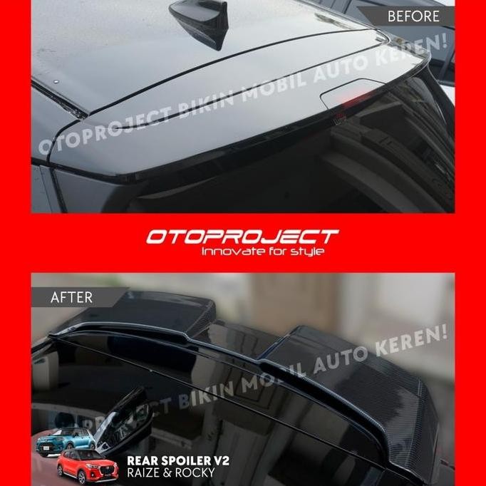 Jual REAR SPOILER RAIZE / ROCKY V2 OTOPROJECT | Shopee Indonesia