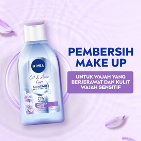 NIVEA Micellar Water MicellAir Oil Acne Care 400ml Pembersih Make Up Aman Untuk Kulit Berminyak