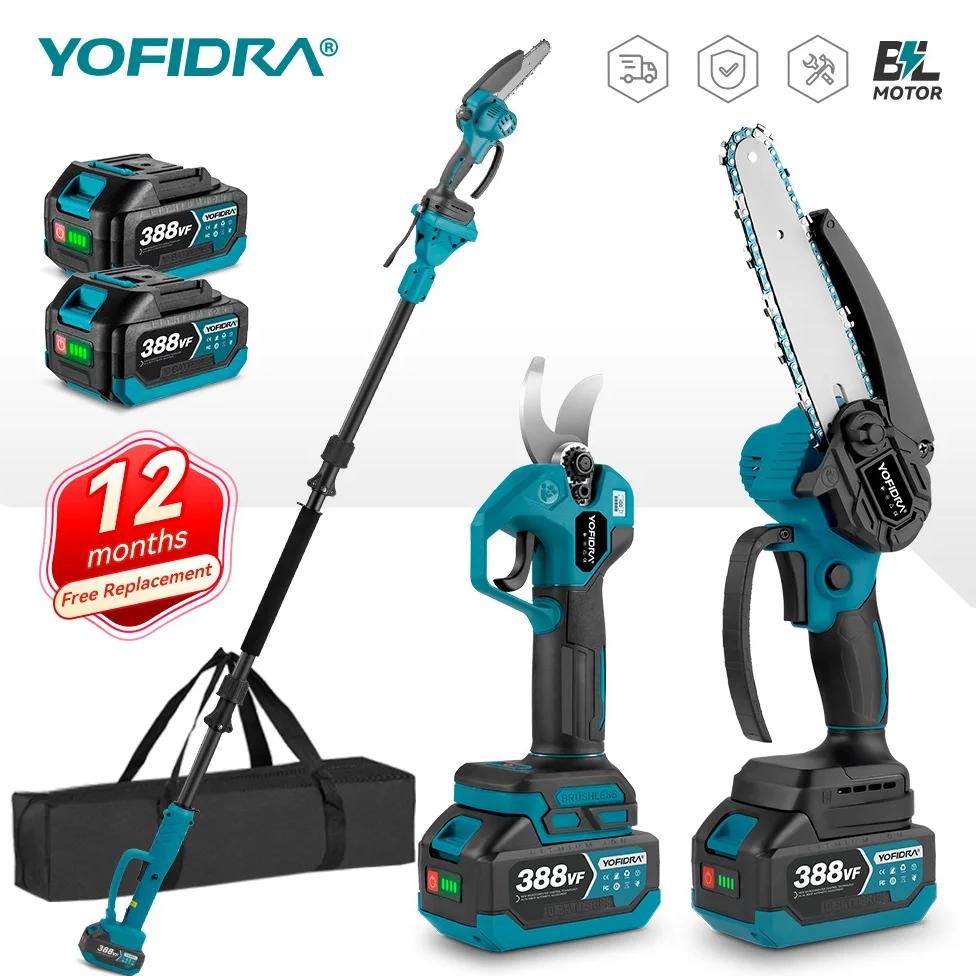 Jual Yofidra Brushless Telescoping Pole Electric Chainsaw Scissors 3 In ...