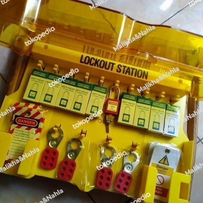 Jual PROMO! Filled Lockout Tagout Station Di Cilandak 10 Padlocks ...