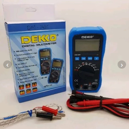 Jual Digital Multimeter Dekko Dm-148C Original High Quality | Shopee ...
