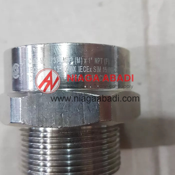 Jual Adaptor Reducer CMP-UK 737 Male M32 x Female 1 Inch NPT Brass ...
