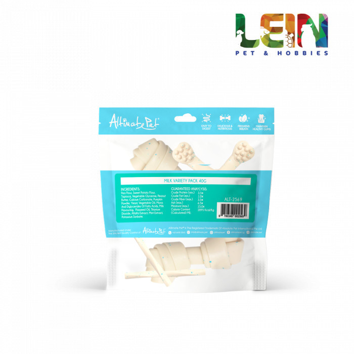 Jual ALT-2569 ALTIMATE PET DENTAL CHEW - MILK VARIETY PACK 40G | Shopee ...