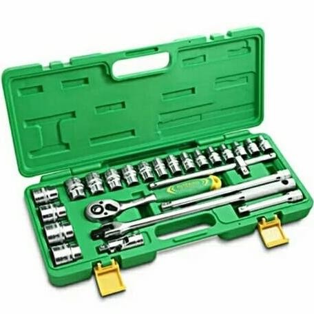 Jual Produk Baru!! Kunci Shock Rachet set TEKIRO 24 pcs Tool Box Besar ...