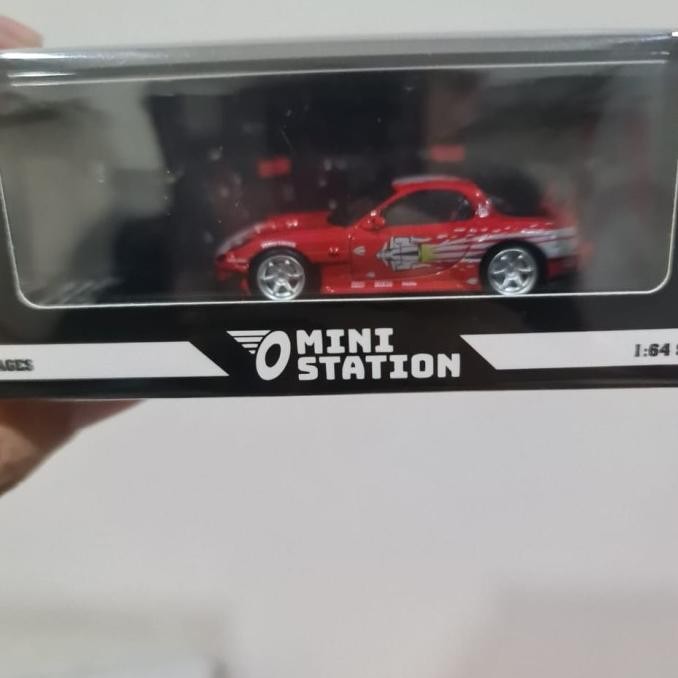 Jual Mini station rx7 fast furious doms red livery | Shopee Indonesia