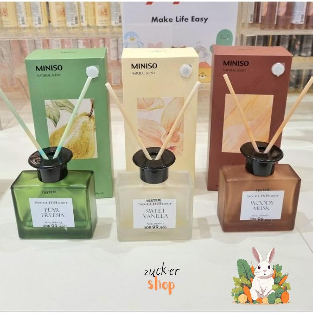 Jual Official Bali Miniso Reed Diffuser / Scent Diffuser Pear & Freesia ...