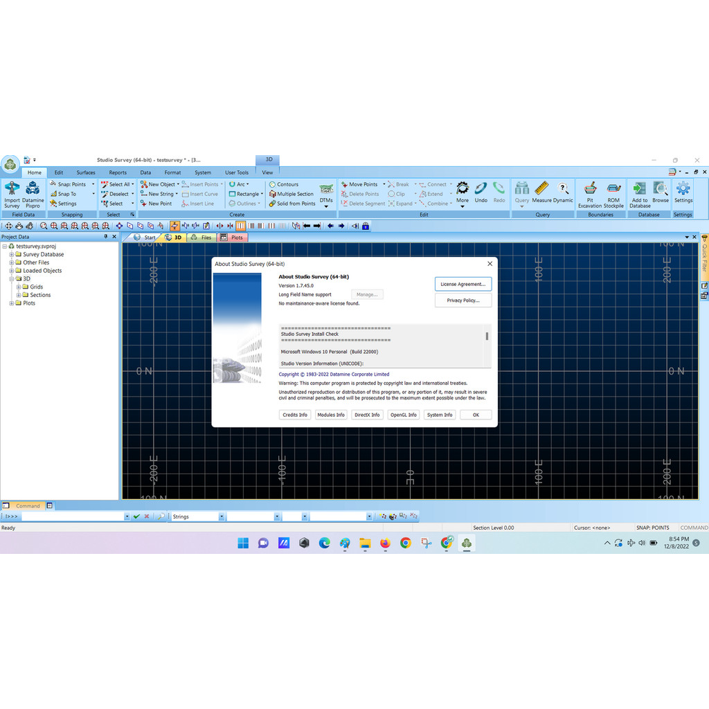 Jual Datamine Studio Survey (64-bit) 1.7.45.0 EN Update Juni 2022 ...
