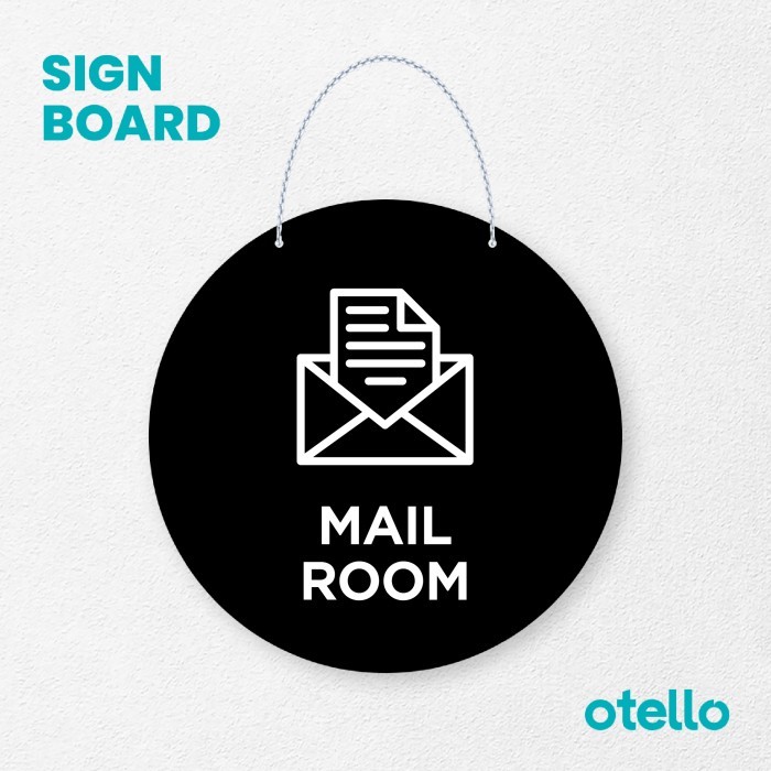 Jual Sign Mail Room Signage Board Acrylic Papan Gantung Akrilik ...