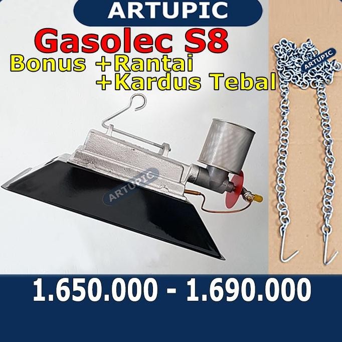 Jual Gasolec S8 Infrared Brooder Heater Pemanas Kandang Ayam Unggas ...