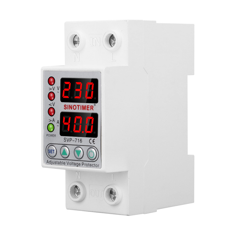 Jual New LCD Dual Display Circuit Breaker Adjustable Voltage Relay ...