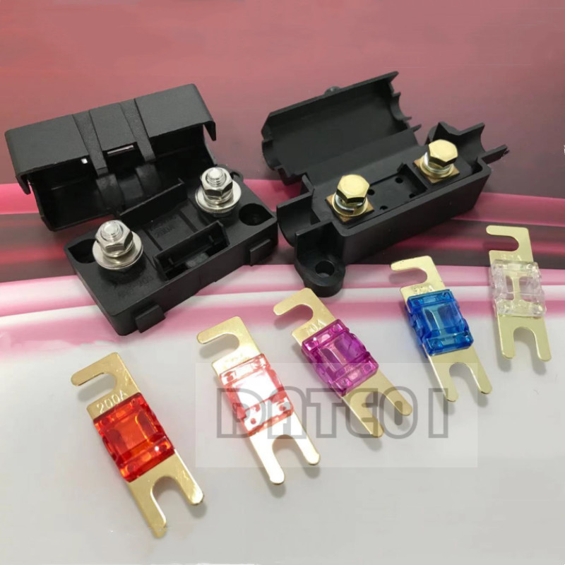 Jual BEAST ANS-H Small Fork Bolt Fuse Holder Electric Car Bolt Fuse Box ...