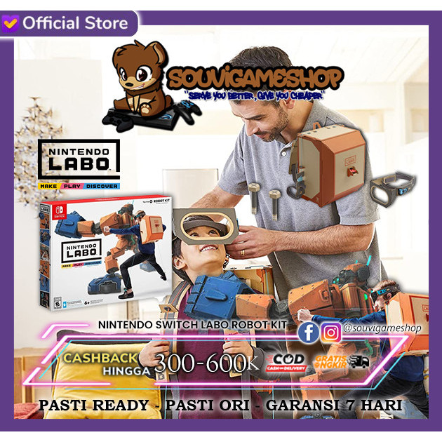 Jual PALING MURAH !! SWITCH NINTENDO LABO ROBOT KIT | Shopee Indonesia
