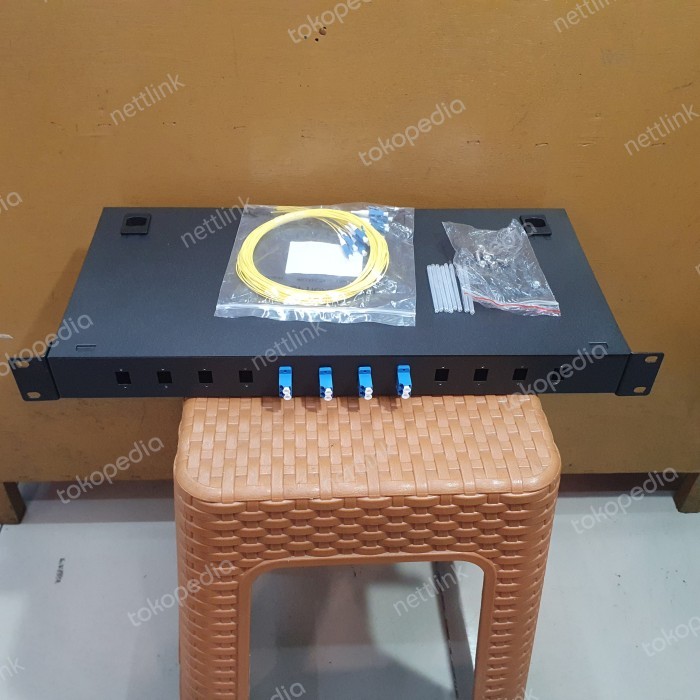 Jual otb rack 8 core lc lengkap pigtail, odf Lc 8 core singlemode ...