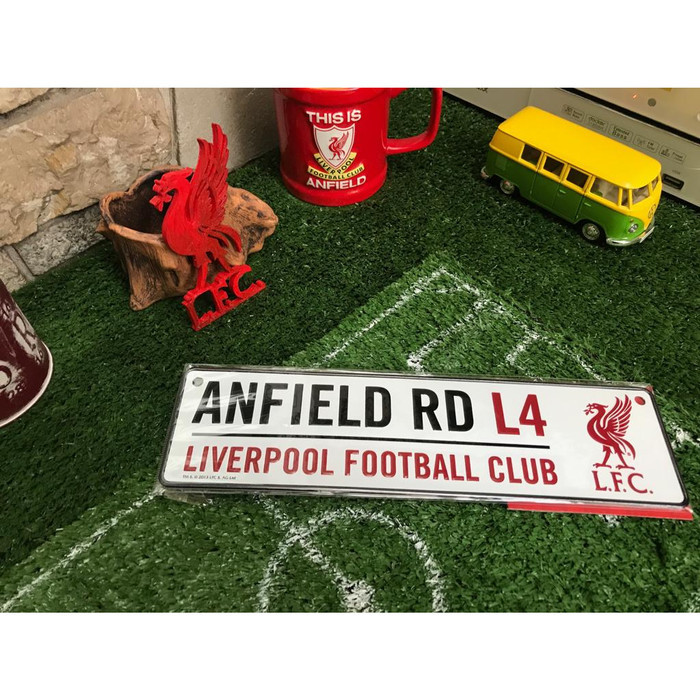 Jual Liverpool Anfield Rd Metal Sign Wall Window Decor Official ...