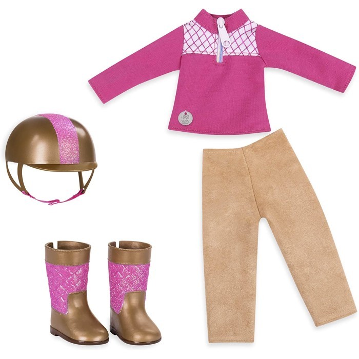 Chariot à Thé Glitter Girls Deluxe – 59 Pièces, Roues Pivotantes, Accessoires De Goûter – Dès 3 Ans