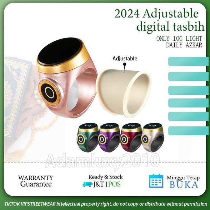 Anello Elettronico Smart Tasbih Zikr Ring, Sveglia Digitale Azan ...