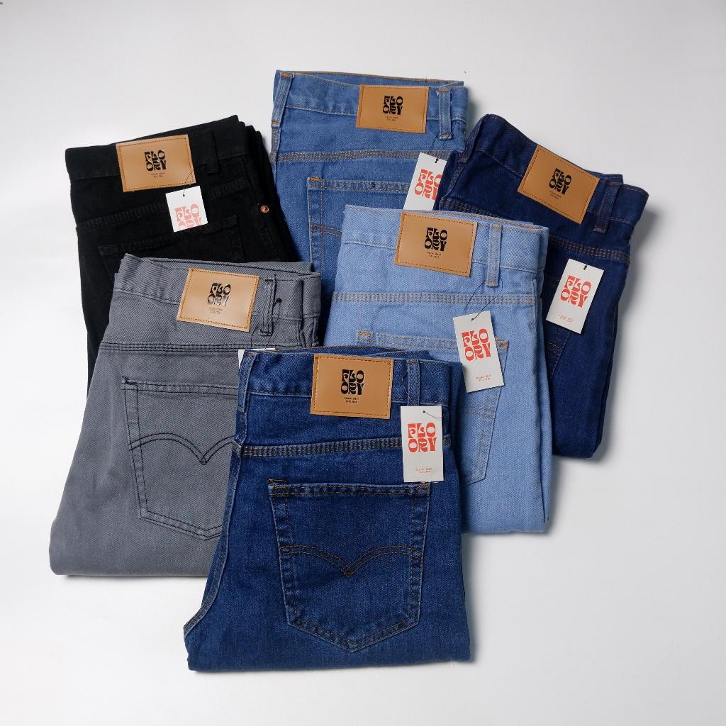 Jual PALING LARIS JEANS PRIA REGULAR DENIM STANDAR CELANA PANJANG JEANS