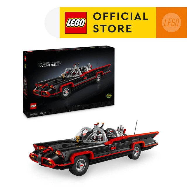 LEGO Super Heroes 76328 Batman: The Classic TV Series Batmobile (1,822  Pieces) Mainan Susunan Balok (18 Tahun+)