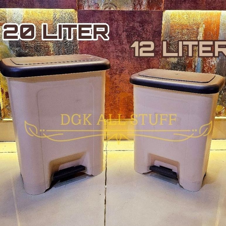 Jual Bisa COD Tong Tempat Keranjang Sampah Pijak Injak Injek Pedal ...