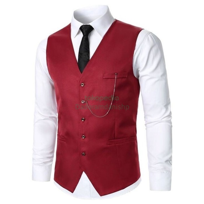 Jual Rompi Jas Pria/ Rompi Pria/ Rompi Formal Polos | Shopee Indonesia