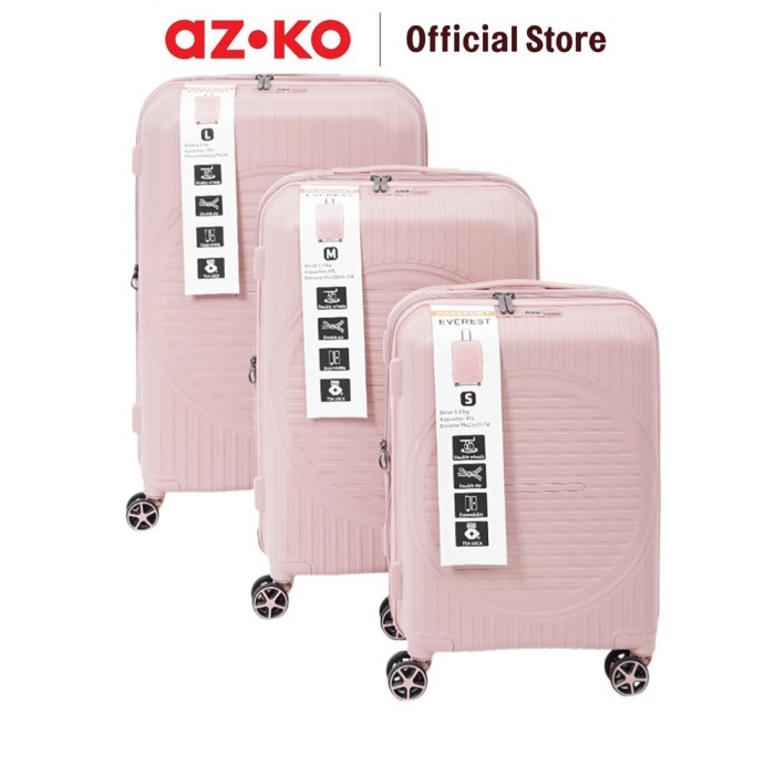 Jual Azko Passport Everest Koper Pp Tsa Lock Hardcase Luggage Koper ...