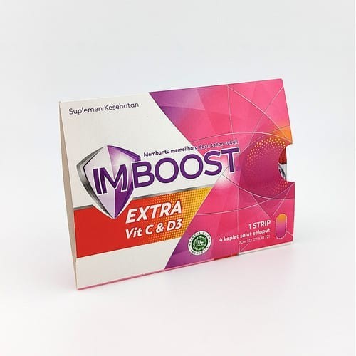 Jual IMBOOST EXTRA VIT C & D TAB 5X4'S - Memelihara kesehatan dan daya ...