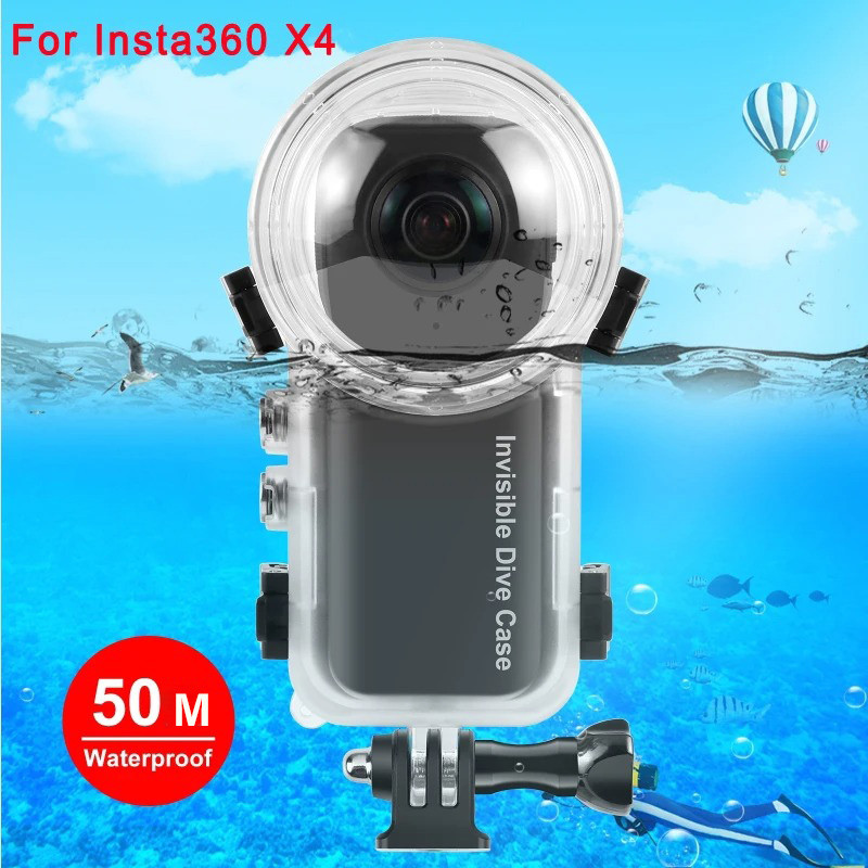 Jual Casing Anti Air Waterproof Action Camera Case for Insta360 X4 ...