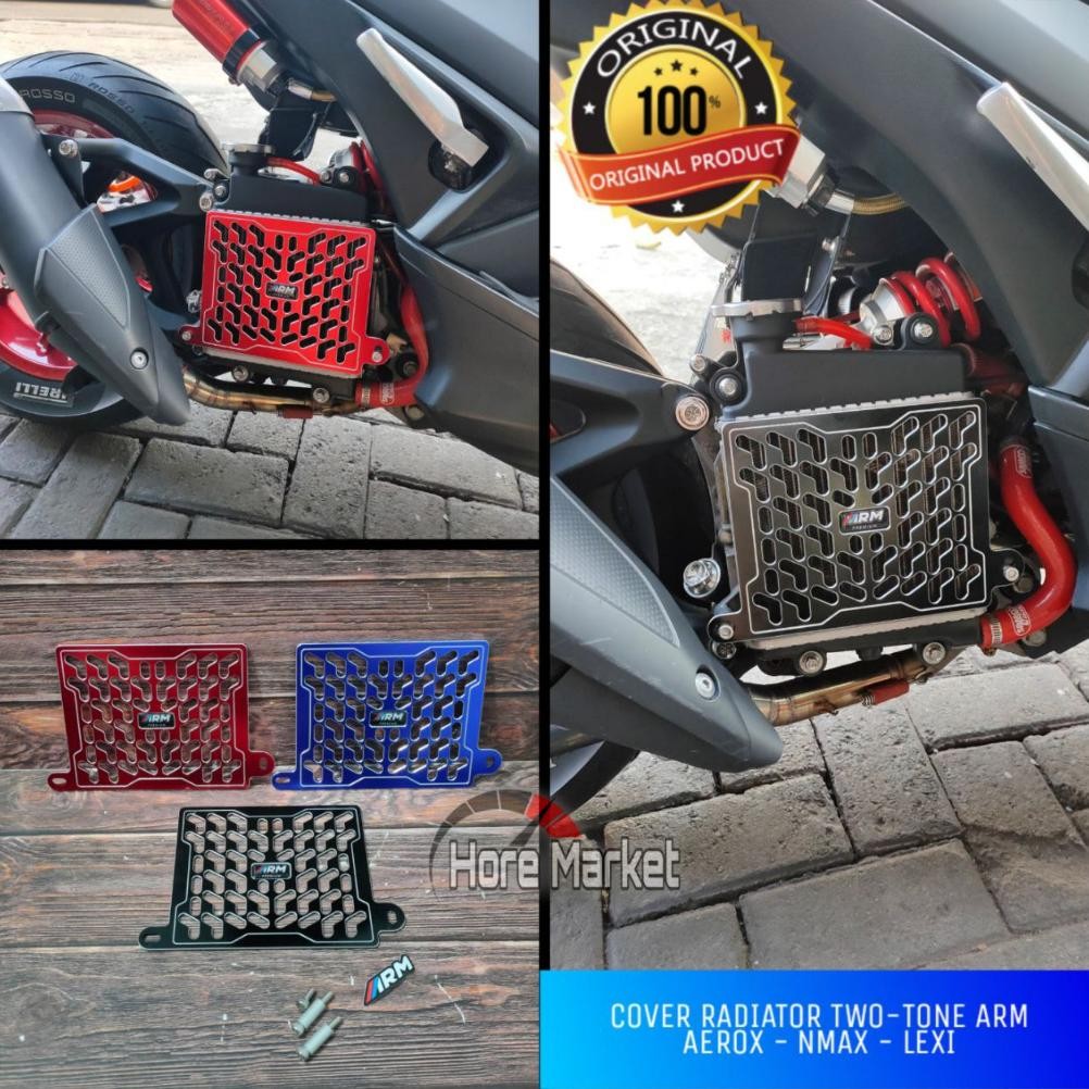 Jual Tutup Cover Radiator Aerox 155 Nmax 150 155 Old New Lexi 125 Arm ...