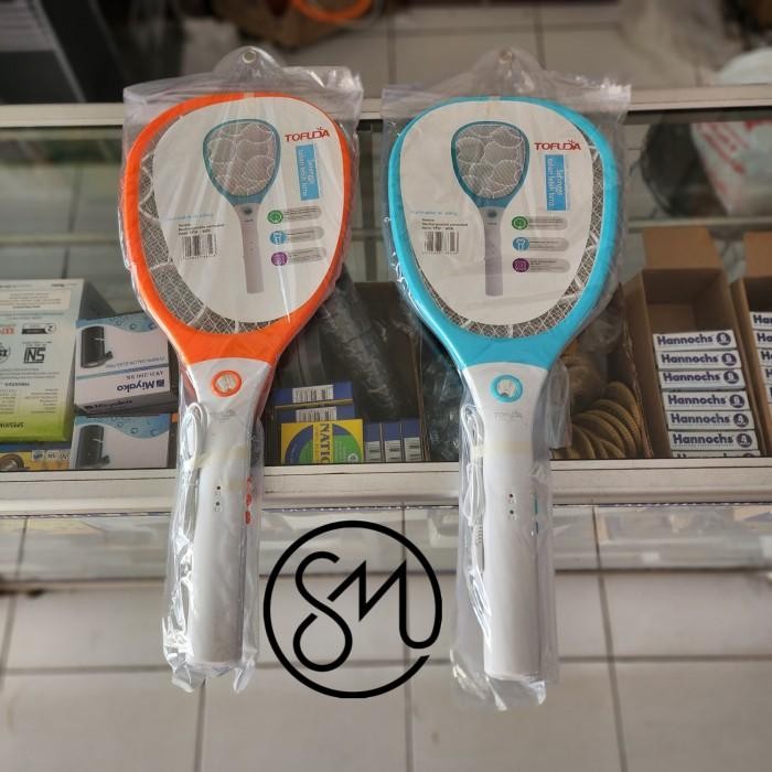 Jual Raket Nyamuk Tofuda TFD-606 Rechargeable cas senter | Shopee Indonesia