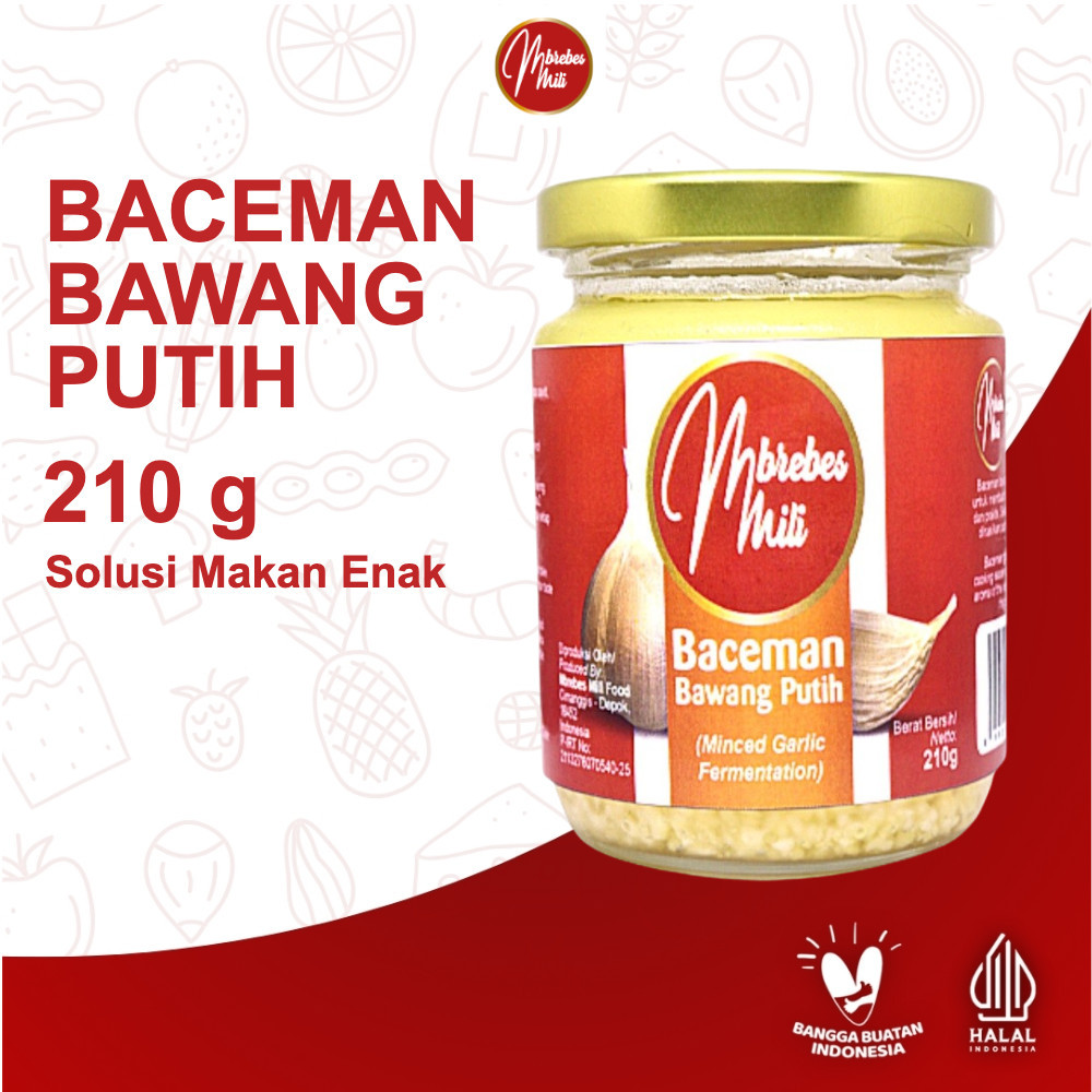 Jual Baceman Bawang Putih 210g - Mbrebes Mili Food | Shopee Indonesia