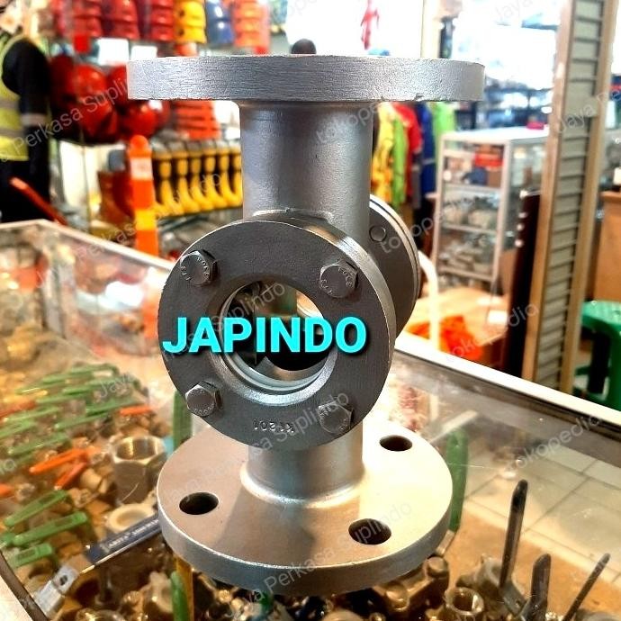 Jual Sight Glass Ss 304 Double Window Flange Jis 10K Dn65 Size 1 1/2 ...