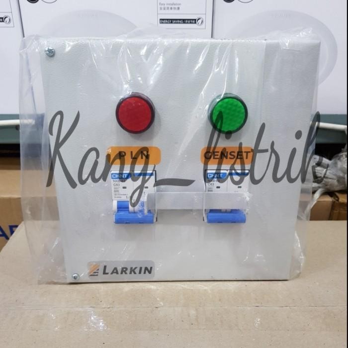 Jual Handle Genset / Ohm Saklar / Panel Box Interlock Larkin 1 Phase 63 ...