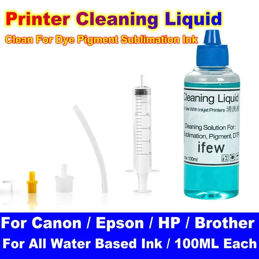 Jual IMPORT 100ML INKJET PRINTER HEAD CLEANING KIT COMPATIBLE WITH ...