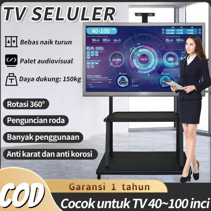 Jual Bracket Standing Roda Led Tv 40