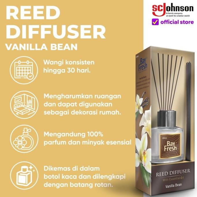 Jual Baru Bayfresh Reed Diffuser Device Pengharum Ruangan Vanilla Bean ...