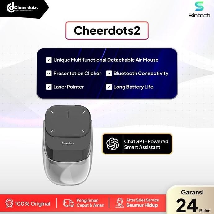 Jual Cheerdots 2 Smart Air Mouse | ChatGPT Integration, AI Presentation ...