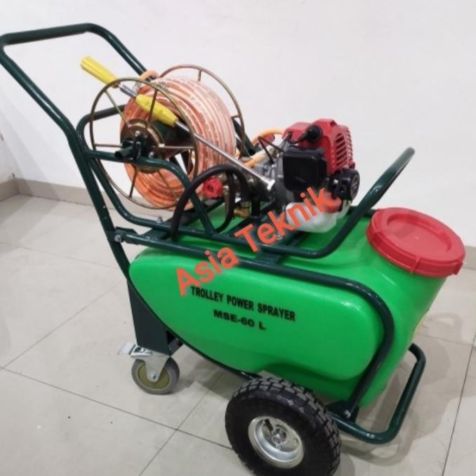 Jual Mesin Semprot Dorong Disinfektan.. Trolley Power Sprayer 60 Liter ...