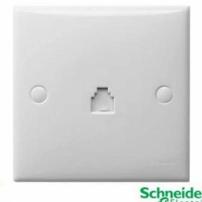 Jual Promo stopkontak telp classic schneider telpon ET01_4_WE COD ...