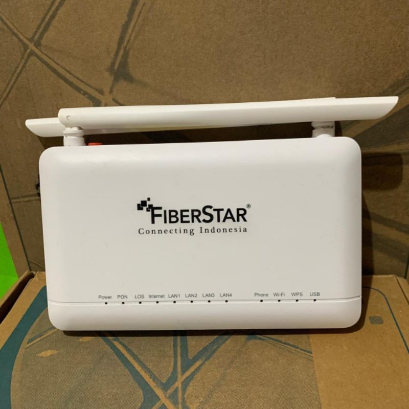 Jual ZTE V9 V3 F609 (Unit & Adaptor) FiberStar Port Biru GPON ONT ZXHN ...