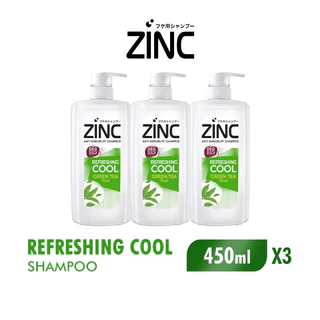 Zinc Shampoo Refreshing Cool Botol 450 ml x3