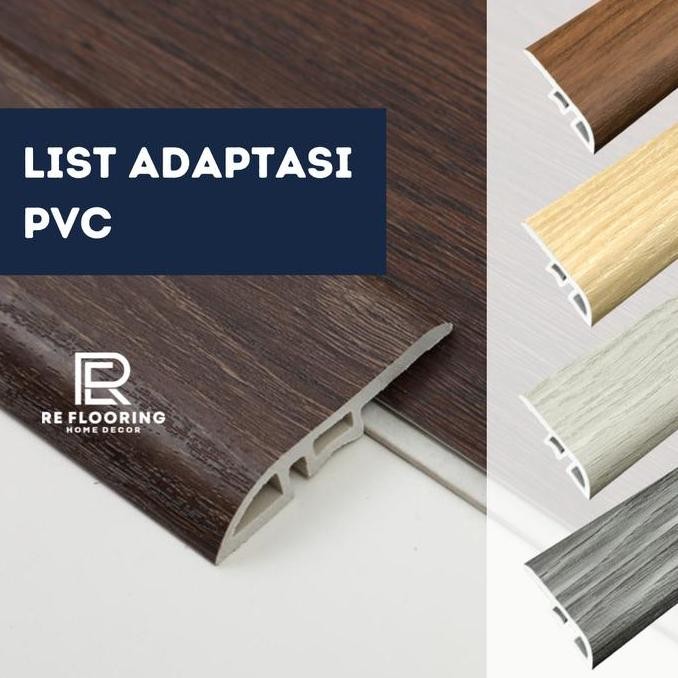 Jual List Adaptasi PVC - Lis Pintu Lantai Vinyl SPC Promo | Shopee ...