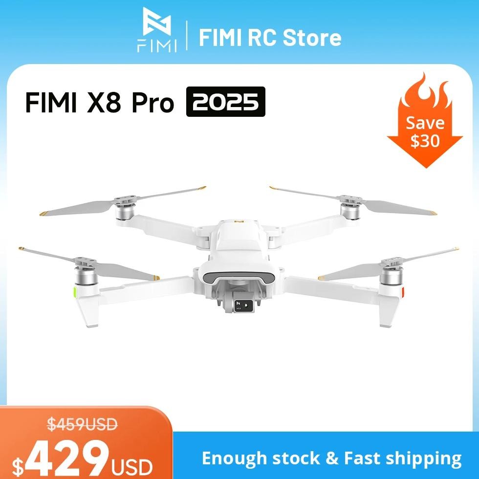 Jual Fimi X8 Pro 2025 Drone 1/1.3-Inch 48Mp Cmos 4K 60Fps 5.0 Roklink ...