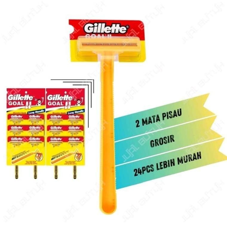 Jual Gillette [Gold / Kuning] Mata 2 (24 Pcs) | Shopee Indonesia