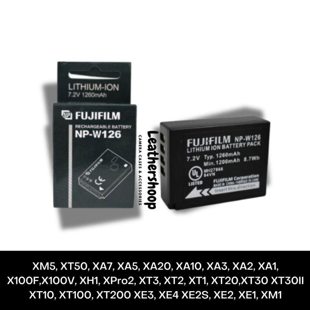 Jual Bisa Cod Batterai Charger Fujifilm Np-W126 Npw126S Bc-W126 Untuk ...