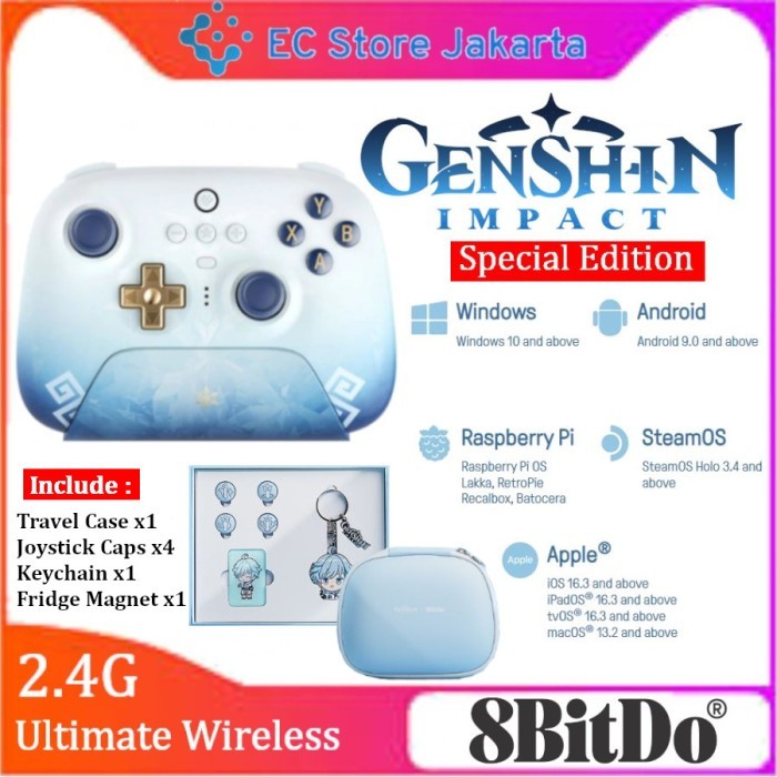 Jual TERBARU 8Bitdo Ultimate 2.4G Wireless Controller Stick PC Windows ...
