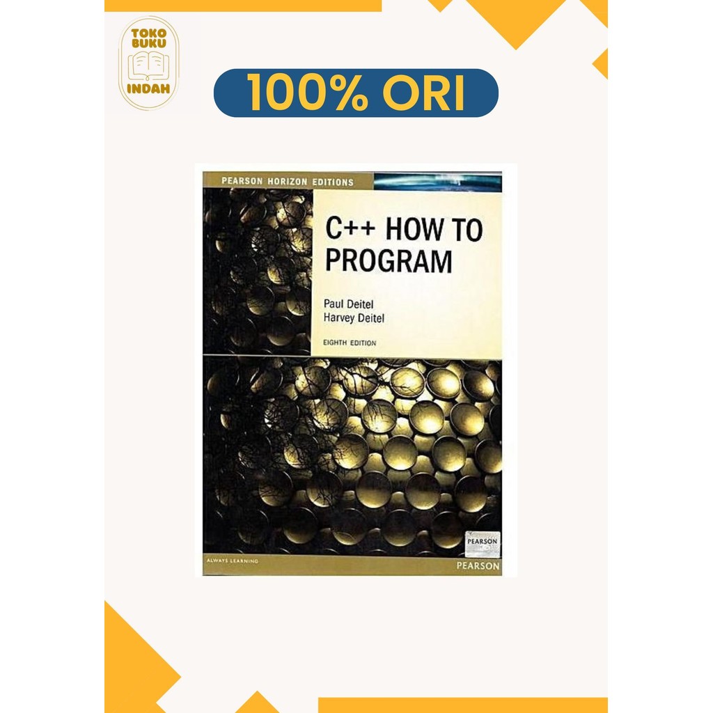 Jual C++ How to Program 8ed Horizon Edition (ORI) | Shopee Indonesia
