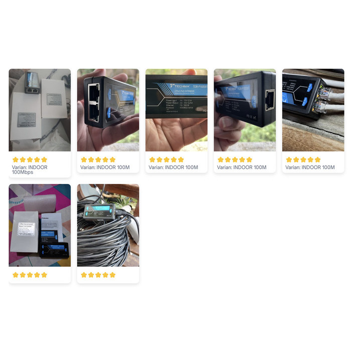 Jual Terbaru Techma Active Poe Extender Switch Spliter 1Port To 2Port ...
