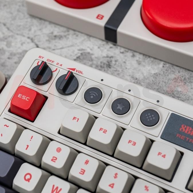 Jual 8BITDO RETRO WIRELESS 87 KEYS HOTSWAPPABLE MECHANICAL KEYBOARD ...