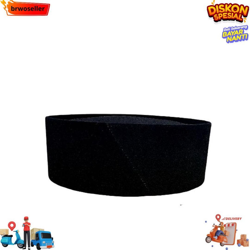 Jual Songkok Hitam Polos Tinggi 9 Dan 8 Peci Polos Kualitas Bagus Harga ...